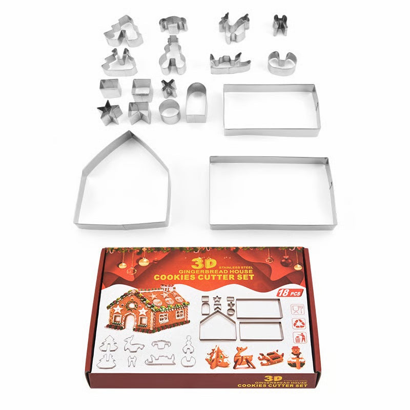 🎄Christmas Stainless Steel 3D Cookie Mold