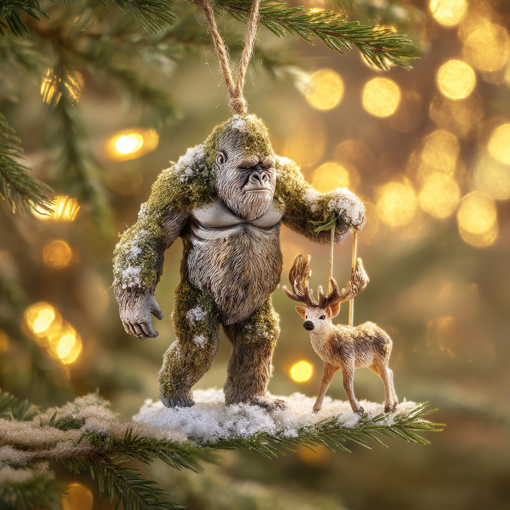 Bigfoot Christmas Ornament