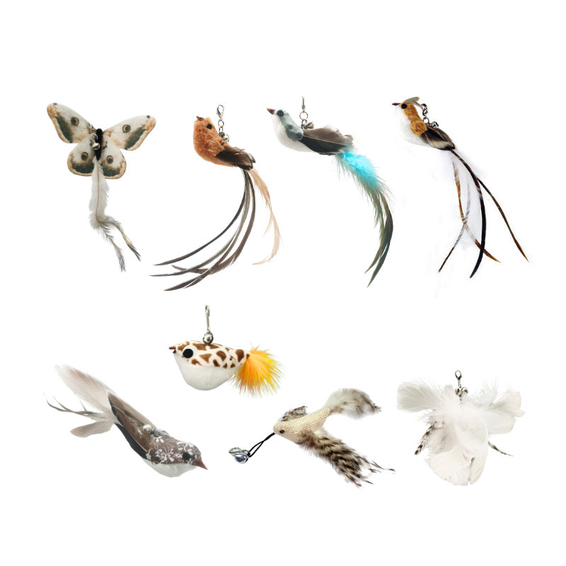Interactive Bird Simulation Cat Toy Set