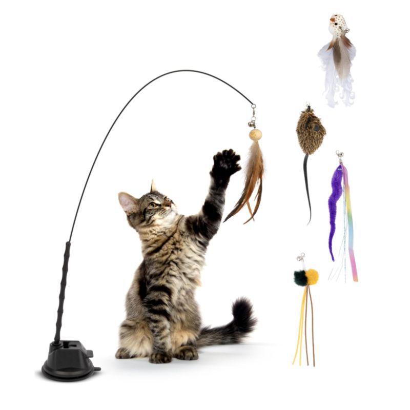 Interactive Bird Simulation Cat Toy Set