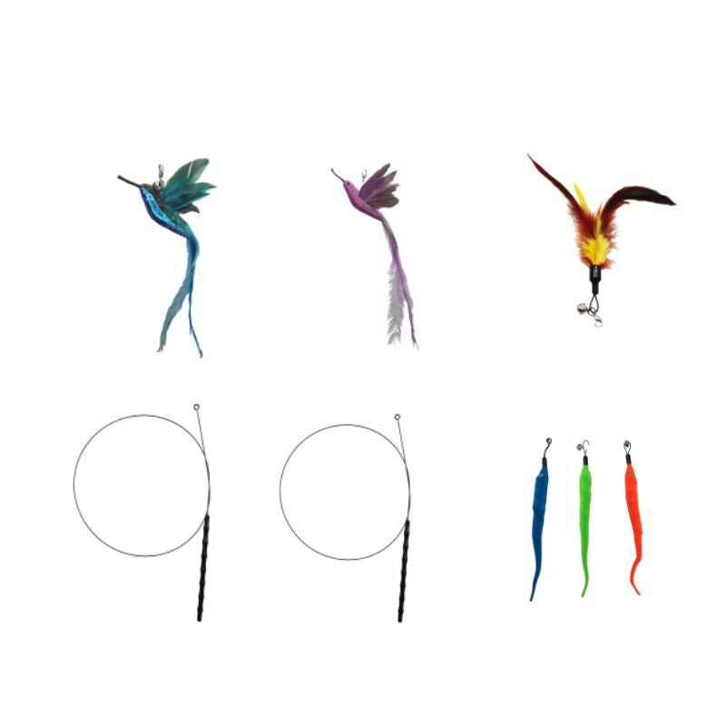 Interactive Bird Simulation Cat Toy Set