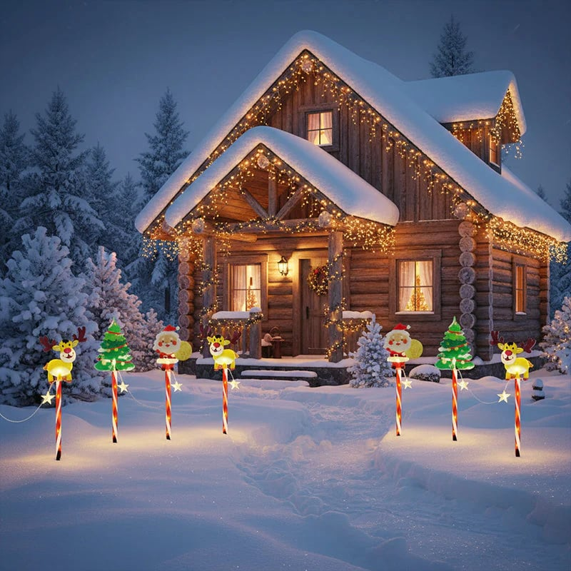 🎅6-Pack of Moving Christmas Lights