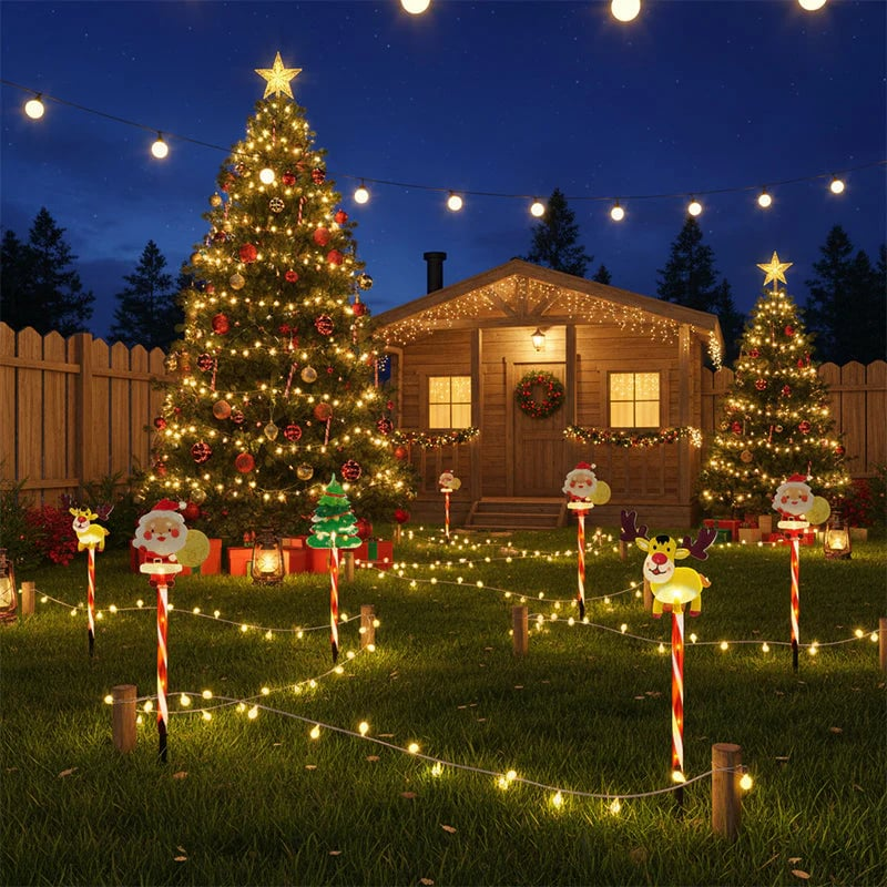 🎅6-Pack of Moving Christmas Lights