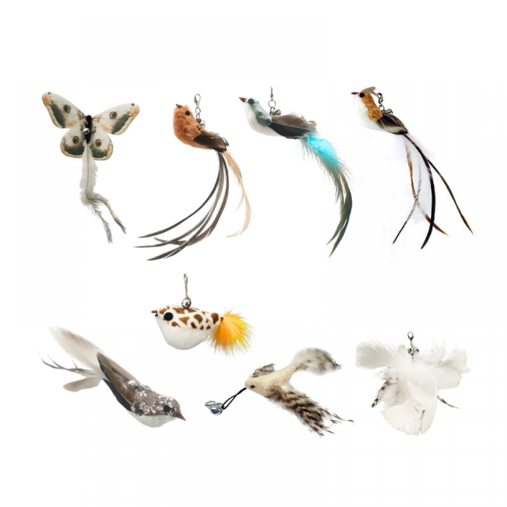 Interactive Bird Simulation Cat Toy Set