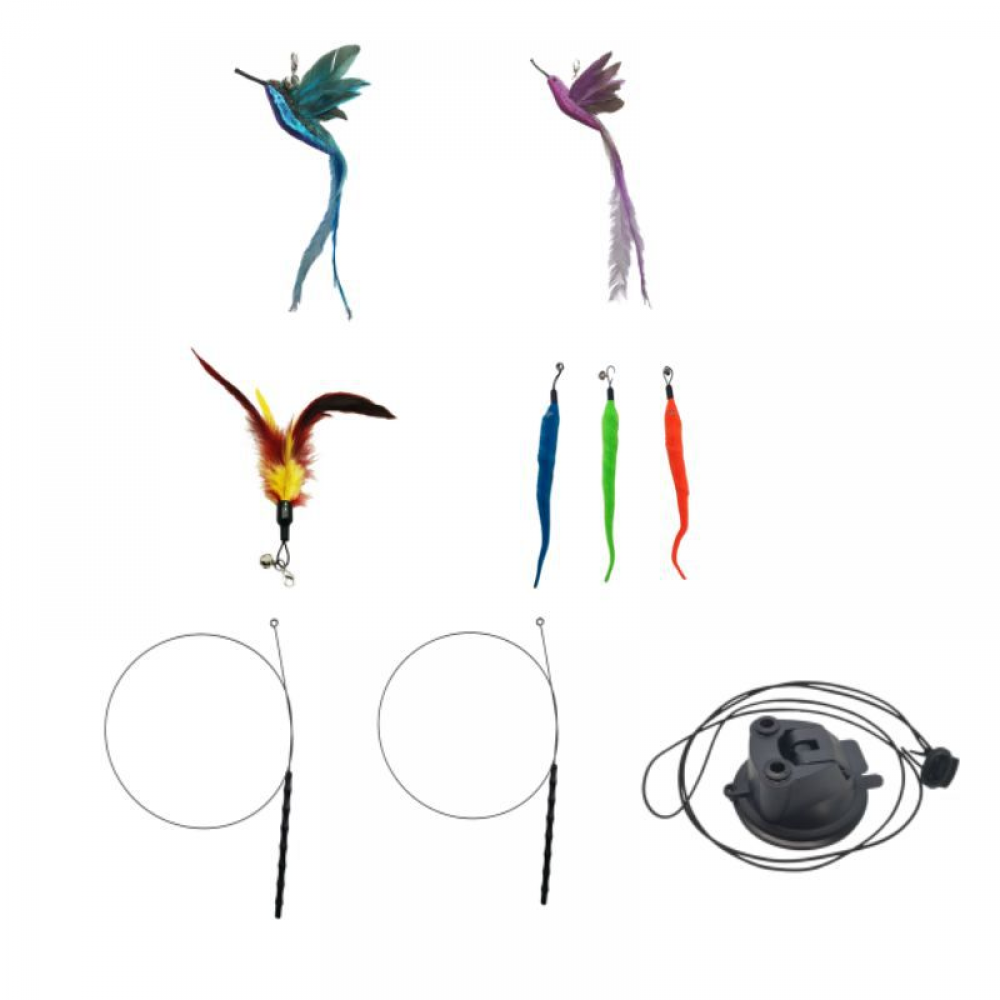 Interactive Bird Simulation Cat Toy Set