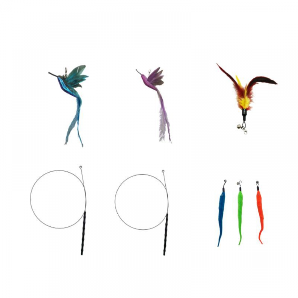 Interactive Bird Simulation Cat Toy Set