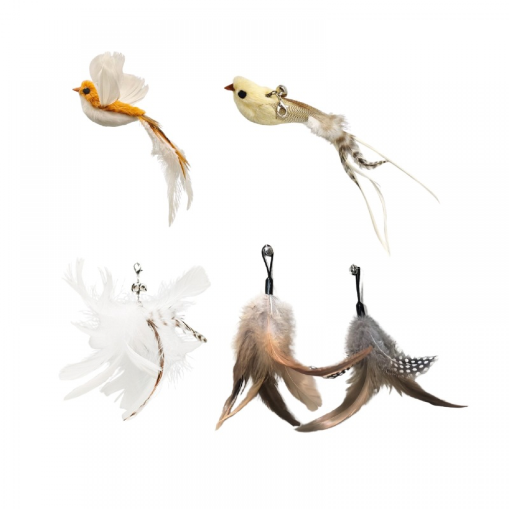 Interactive Bird Simulation Cat Toy Set