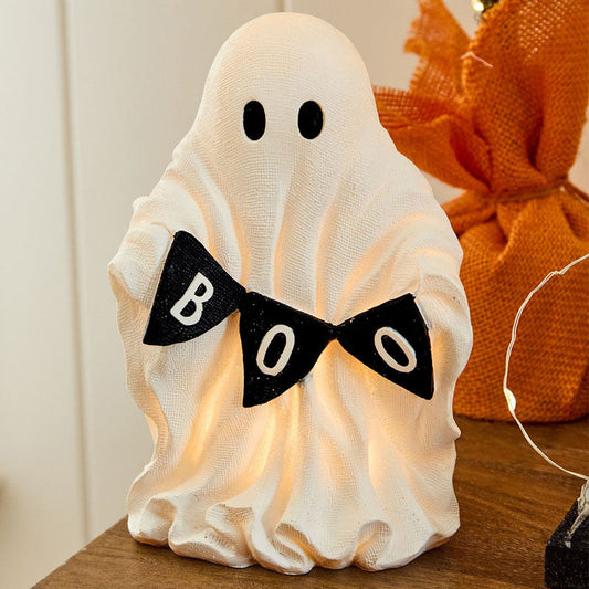 Light-Up Ghost Boo Decor