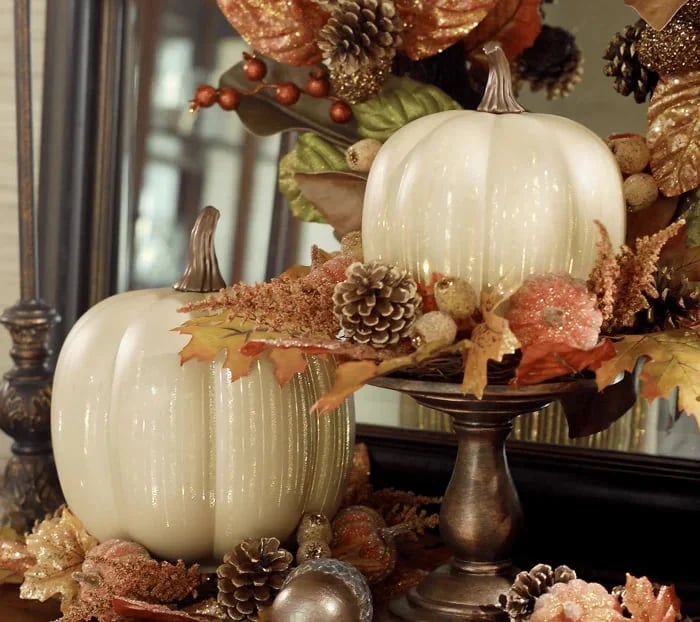 Twinkle Light Pumpkins