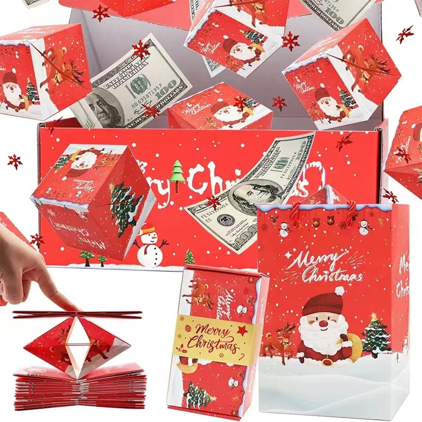 Merry Christmas Surprise Box Gift Box