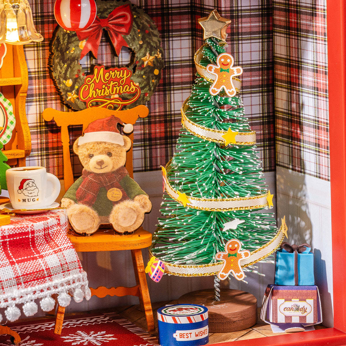 3D Wooden Puzzle - Christmas Eve Party