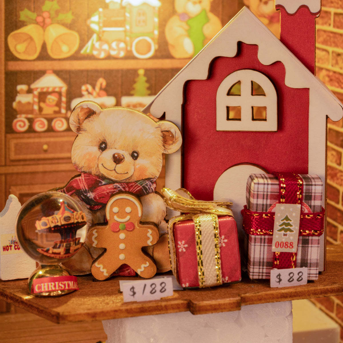 3D Wooden Puzzle - Santa's Toy Shop