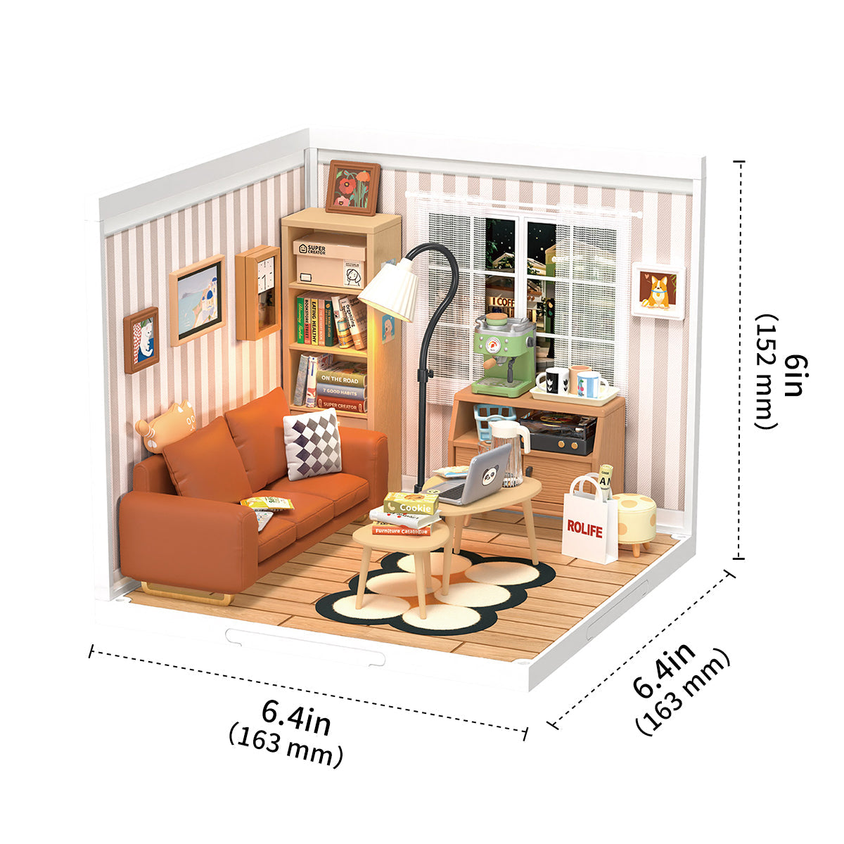 Super Creator Miniature House - Cozy Living Lounge