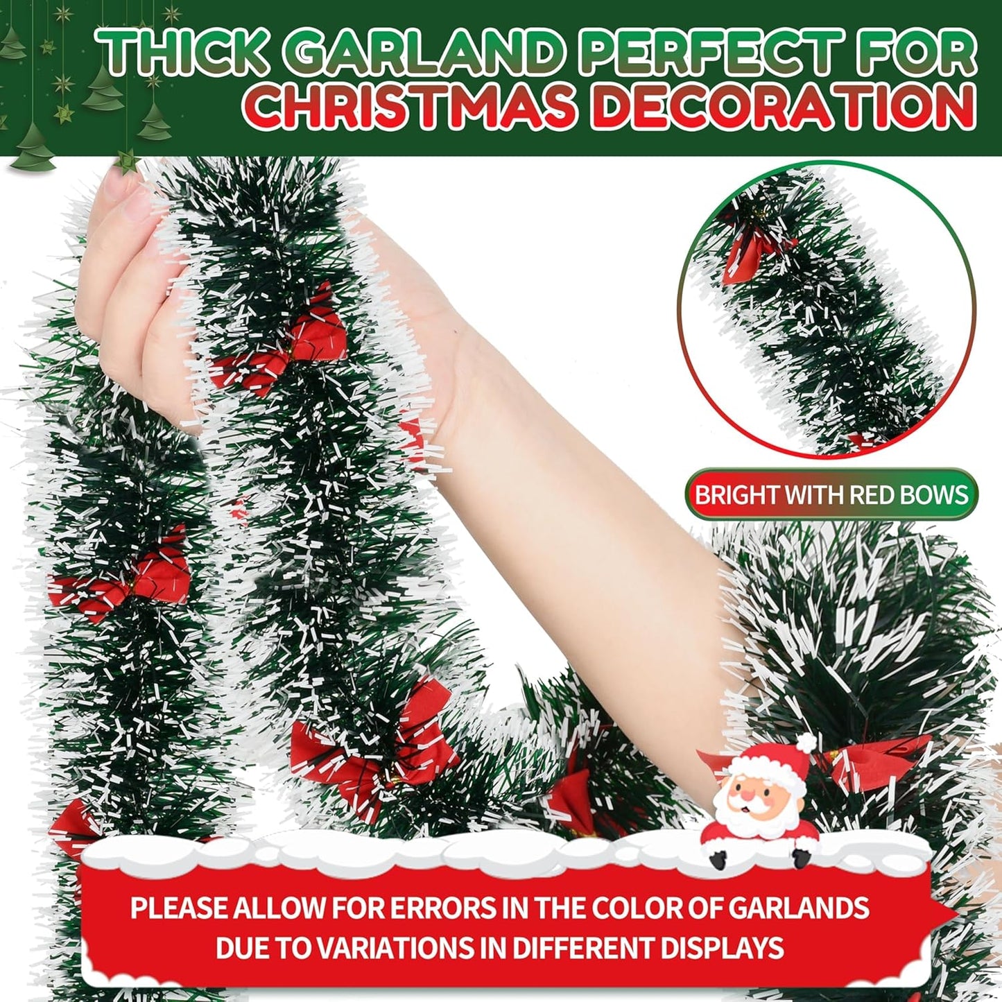🎅Christmas Garland🎄Christmas Decorations for in Indoor Outdoor