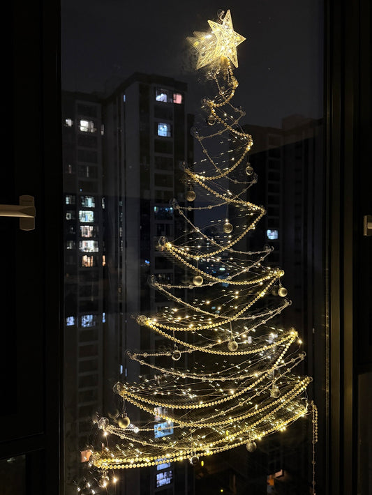 🎄Window Light-Up Christmas Tree - DIY Glass Hanging Decor
