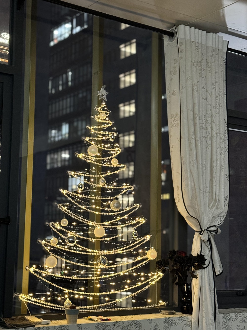 🎄Window Light-Up Christmas Tree - DIY Glass Hanging Decor