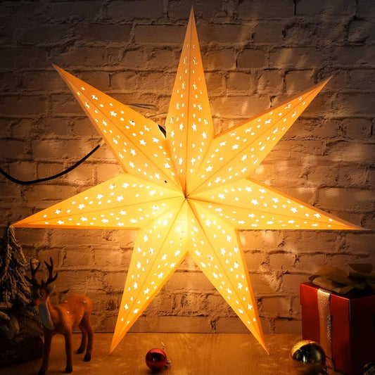 ⭐Star Paper Light Christmas Decor🎄