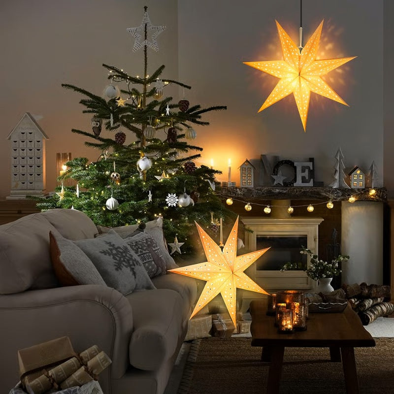 ⭐Star Paper Light Christmas Decor🎄