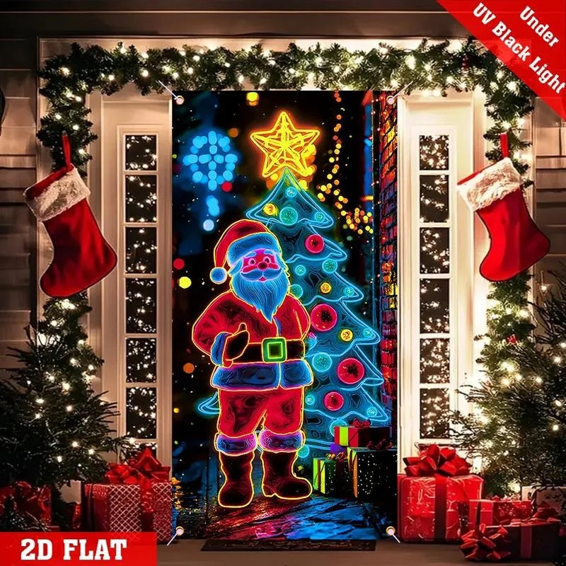 🎄Fluorescent Christmas Door Banner🎄
