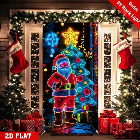 🎄Fluorescent Christmas Door Banner🎄