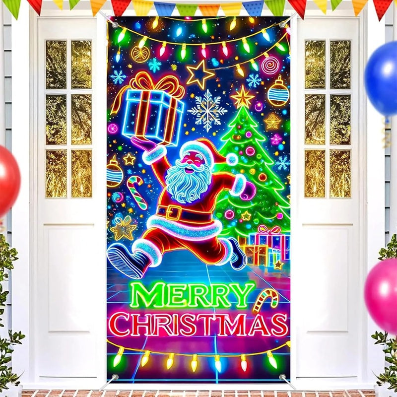 🎄Fluorescent Christmas Door Banner🎄