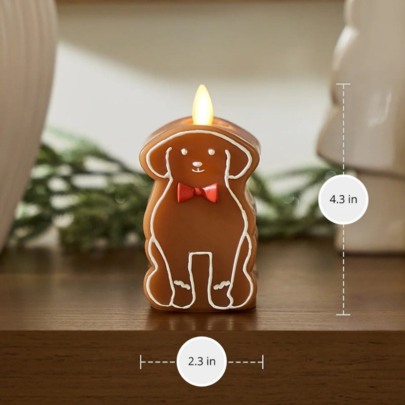 Gingerbread Flameless Candle