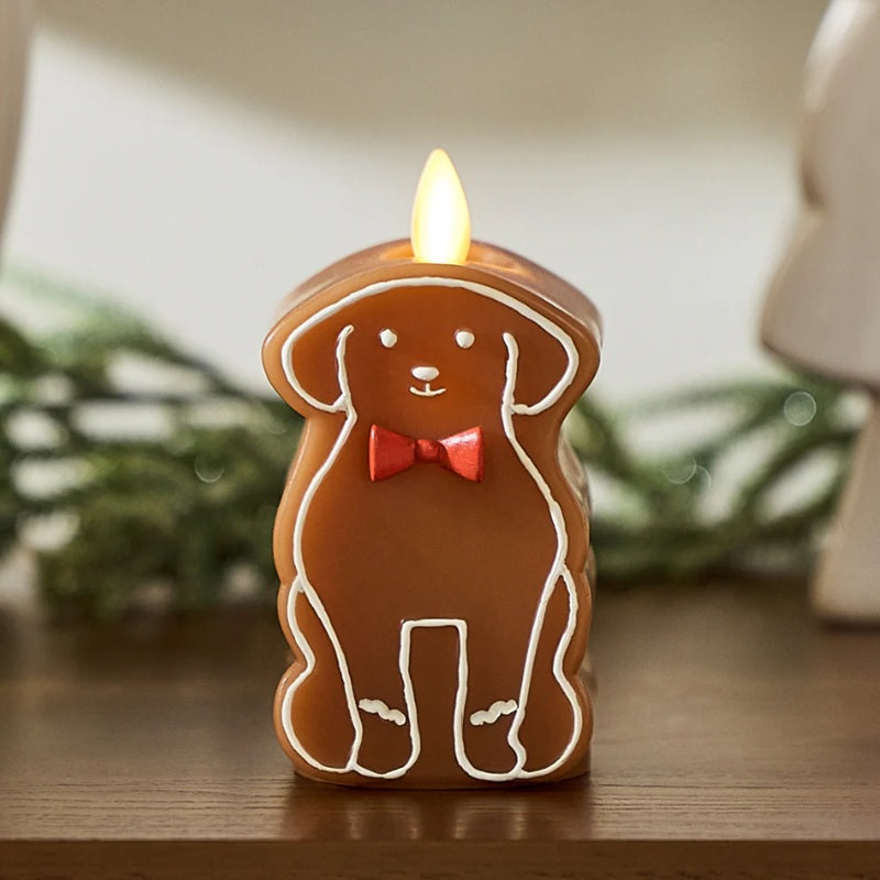 Gingerbread Flameless Candle