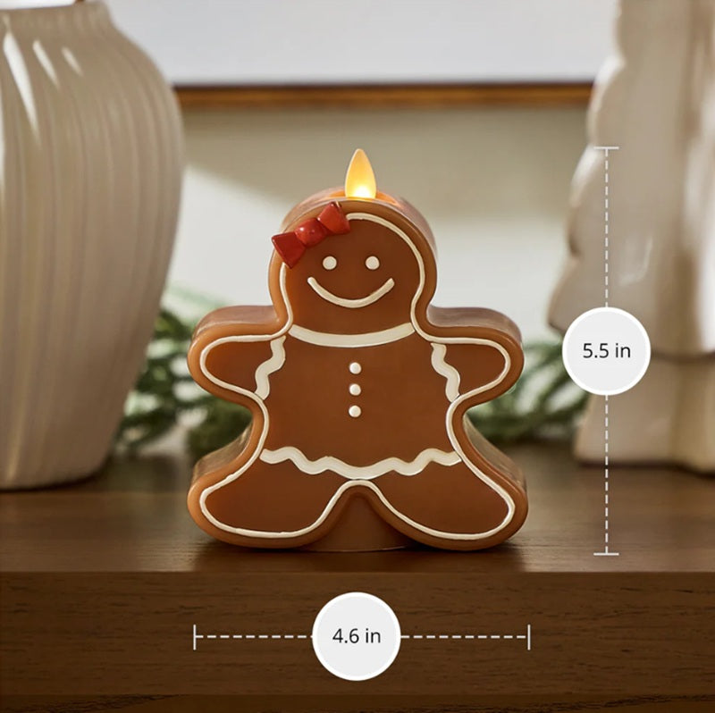 Gingerbread Flameless Candle