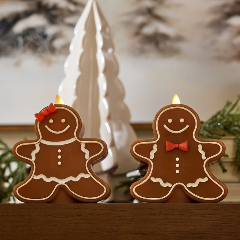 Gingerbread Flameless Candle