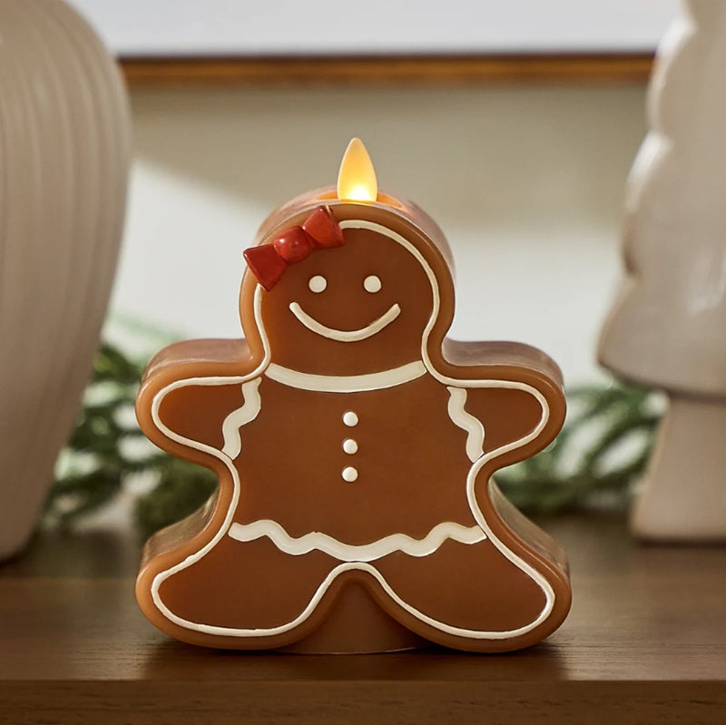 Gingerbread Flameless Candle