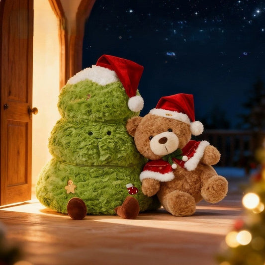 Hidden Surprise Christmas Tree Plush Bear