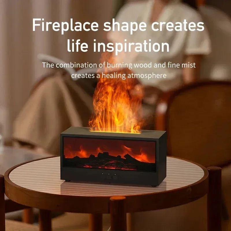Fireplace Flame Mist Humidifier✅