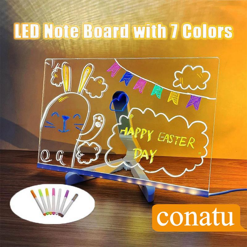 🎁Creative Rewritable Acrylic LED Message Board 🎨