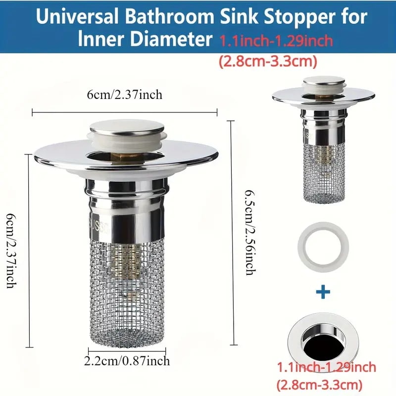🔥Bathroom Sink Drain Strainer