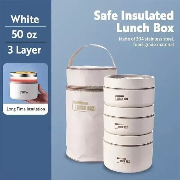 🔥🔥Portable Insulated Lunch Container Set🥗