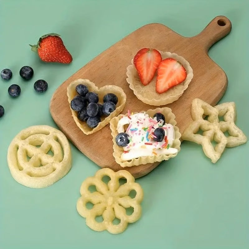 Nordic-Style Rosettes & Timbale Pastry Mold Set (9 Ppcs)