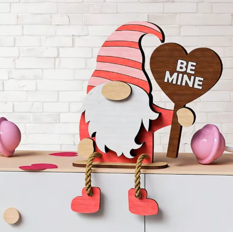🔥Buy 3 Get 1 Free - 💖Valentine’s Day Wooden Gnome Decoration