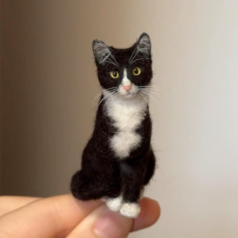 🐱💖Mini Felted Wool Cat