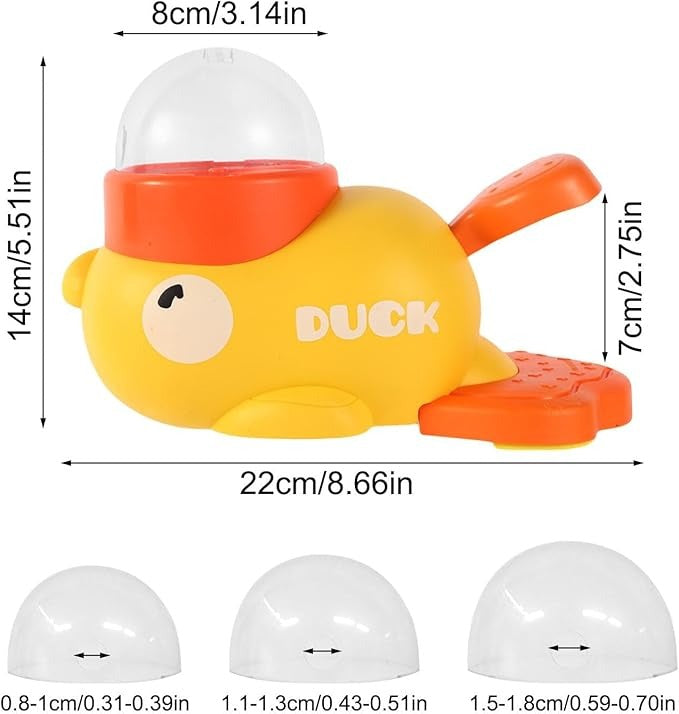 Interactive Duck Shaped Puzzle Food Dispensing Toy