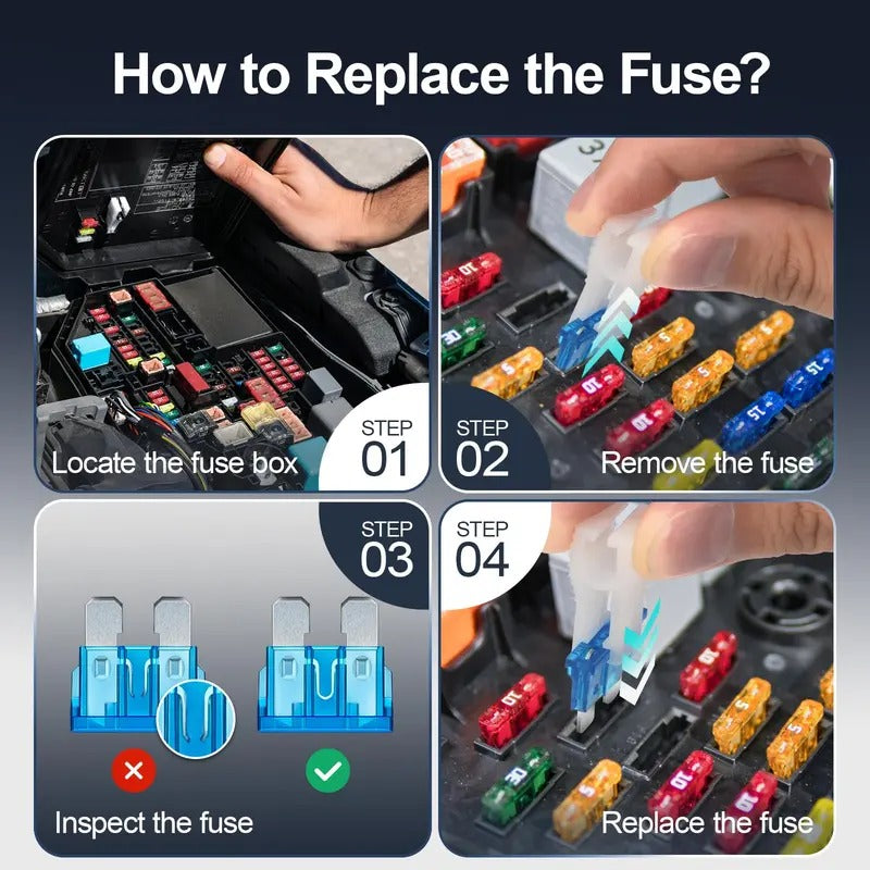 🔥NEW HOT SELLING 49% OFF🔥300Pcs Car Fuse Assortment Kit