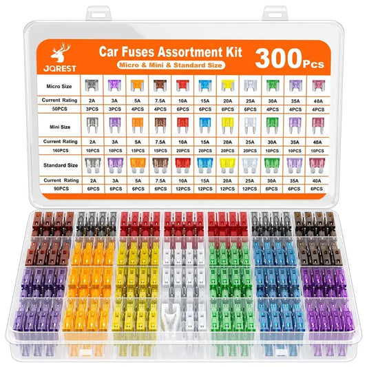 🔥NEW HOT SELLING 49% OFF🔥300Pcs Car Fuse Assortment Kit