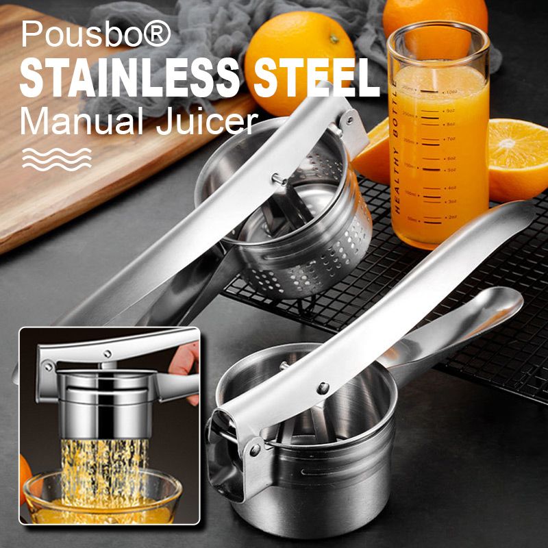 🔥AEX Multifunctional Stainless Steel Potato, Juice & Food Press