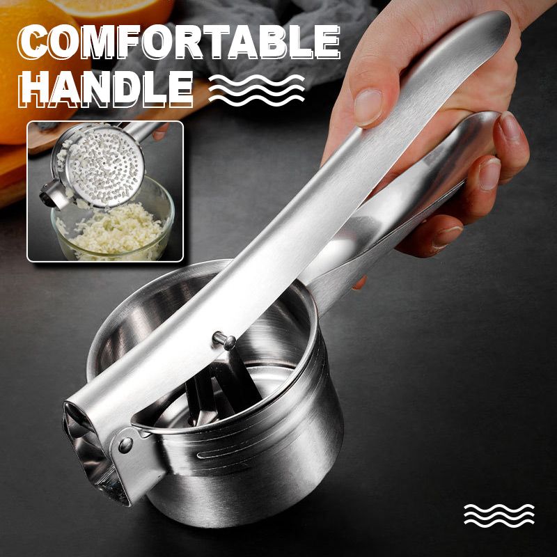 🔥AEX Multifunctional Stainless Steel Potato, Juice & Food Press