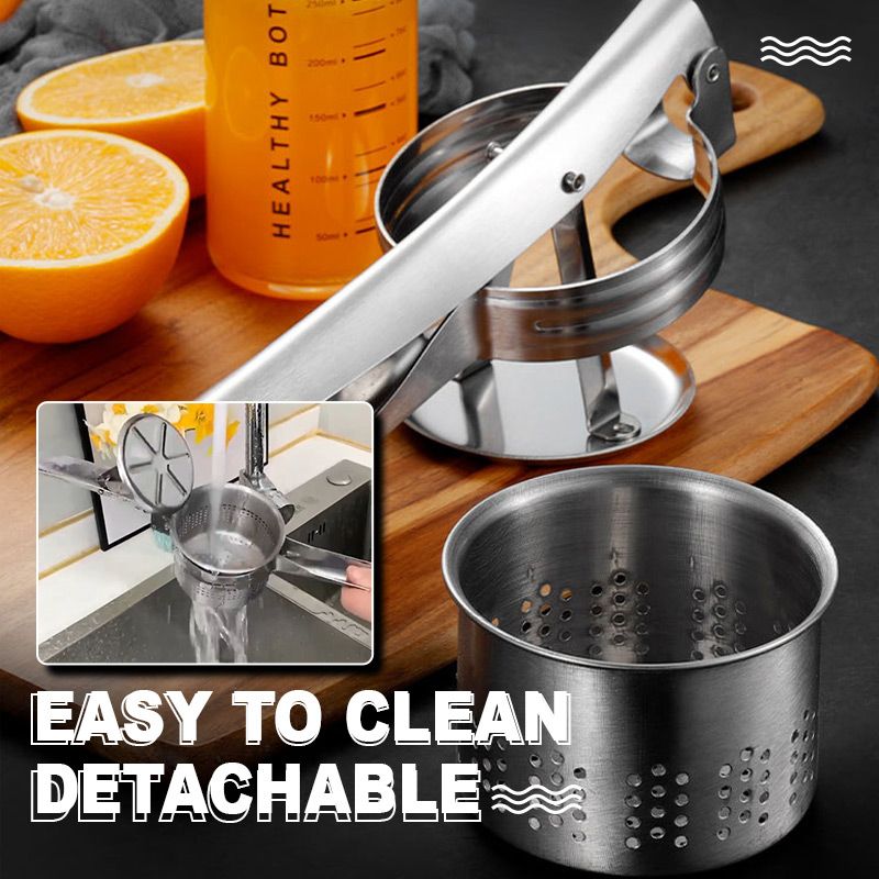 🔥AEX Multifunctional Stainless Steel Potato, Juice & Food Press