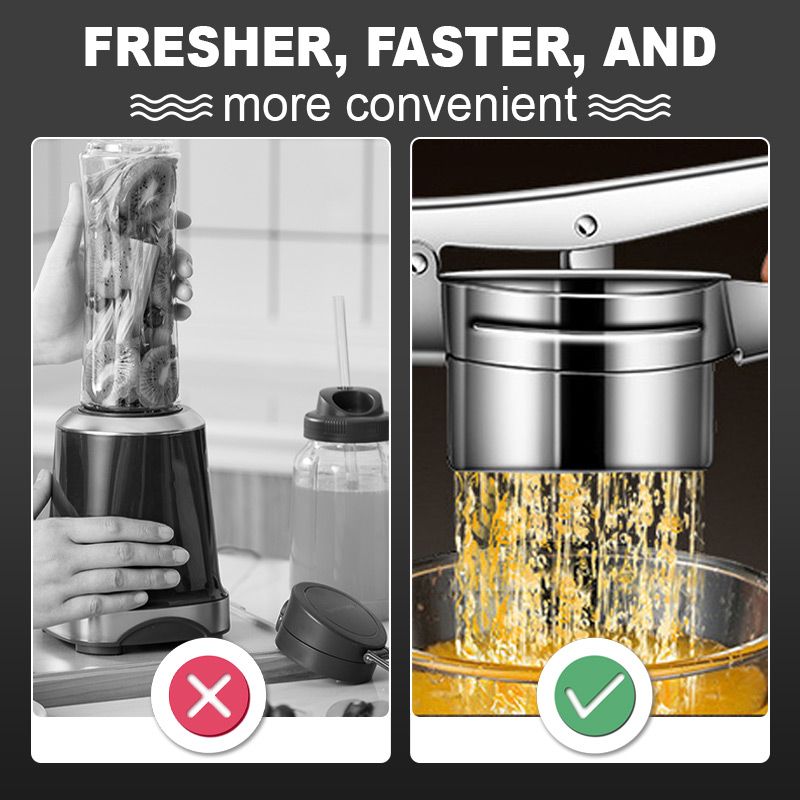 🔥AEX Multifunctional Stainless Steel Potato, Juice & Food Press