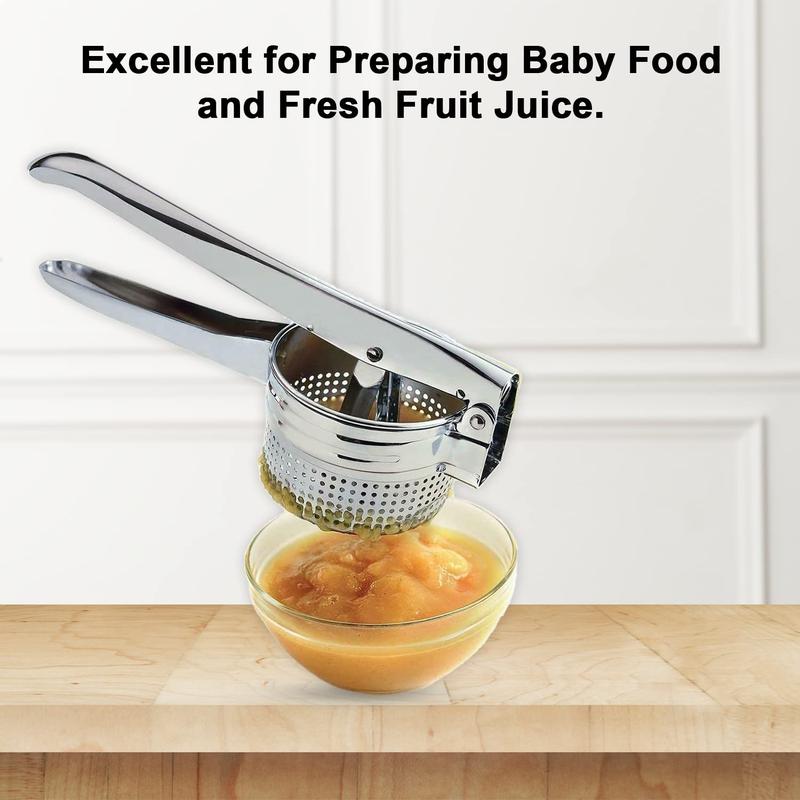 🔥AEX Multifunctional Stainless Steel Potato, Juice & Food Press