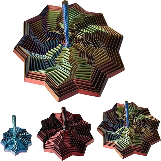 Expanded Sensory Fidget Star With Handle