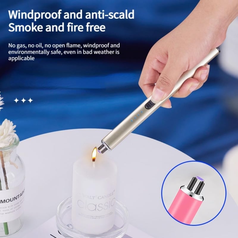 🔥🔥Windproof Flameless Electric Lighter