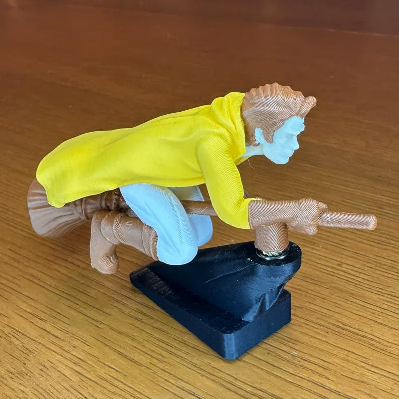 🔮🚗Witch And Wizard Broomstick Dashboard Drift Ornaments