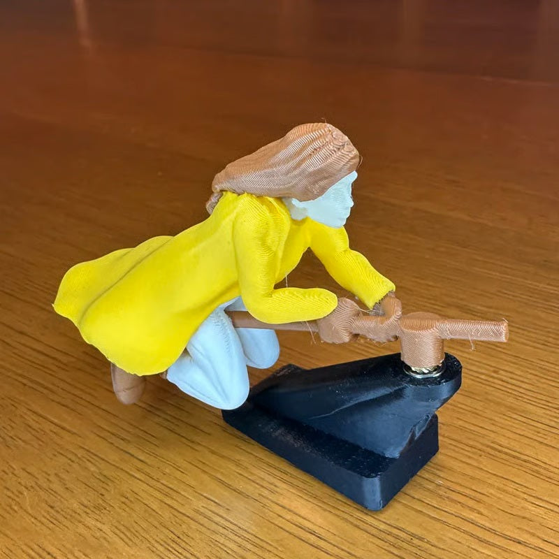 🔮🚗Witch And Wizard Broomstick Dashboard Drift Ornaments